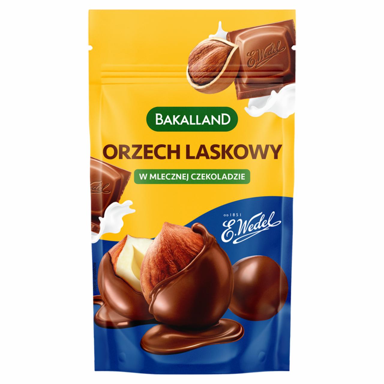 Zdjęcia - Bakalland Orzech laskowy w mlecznej czekoladzie 72 g