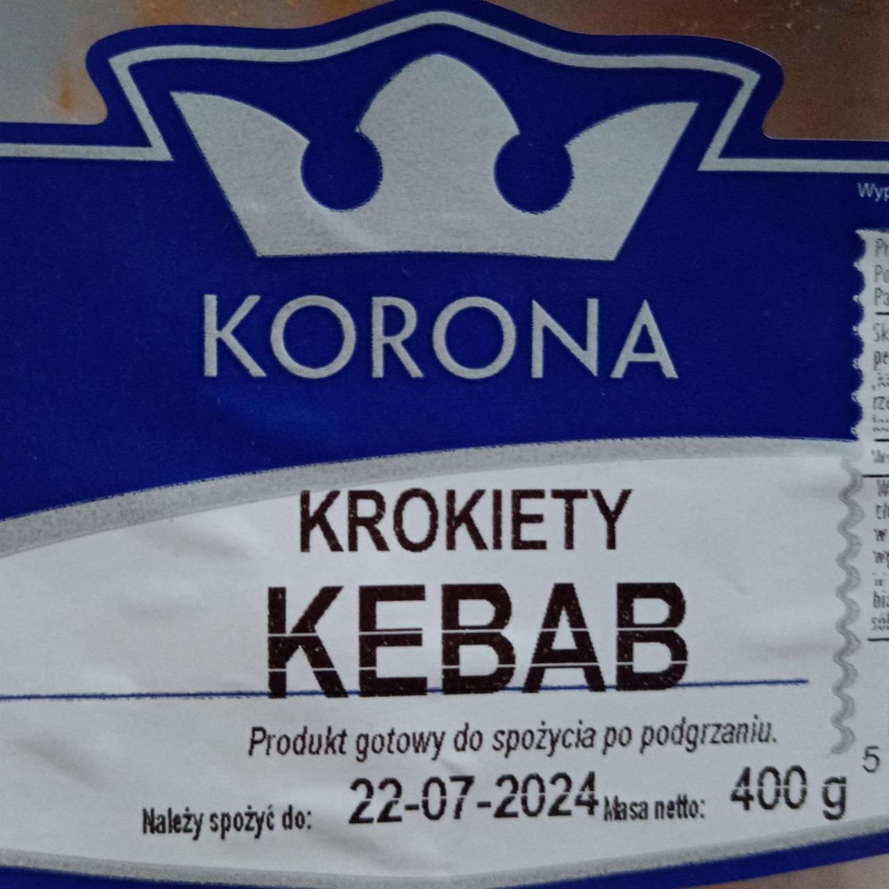 Zdjęcia - Krokiety Kebab Korona