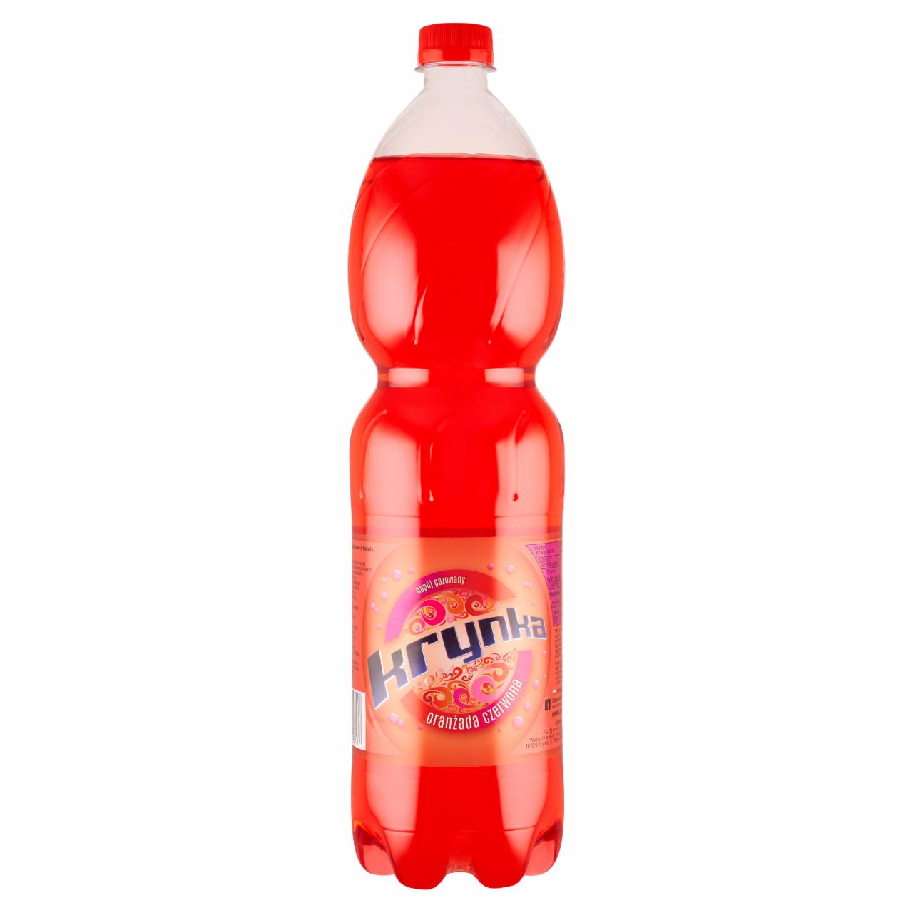 Zdjęcia - Krynka Napój gazowany oranżada czerwona 1,5 l