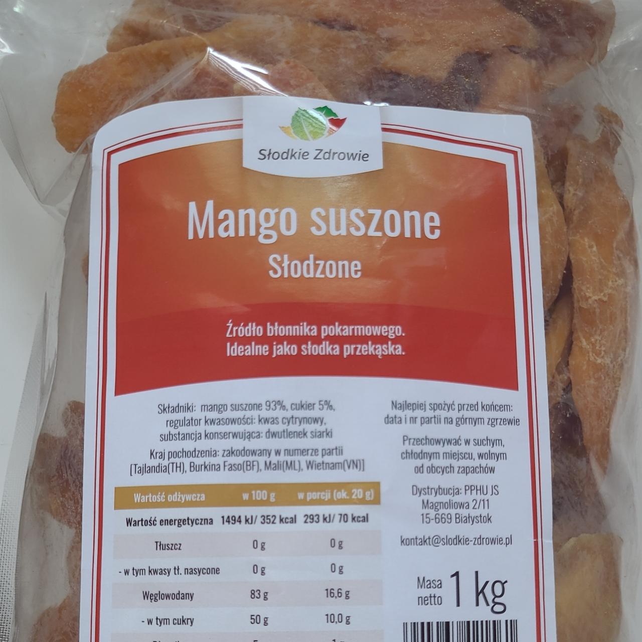 Zdjęcia - Mango suszone słodzone Słodkie Zdrowie