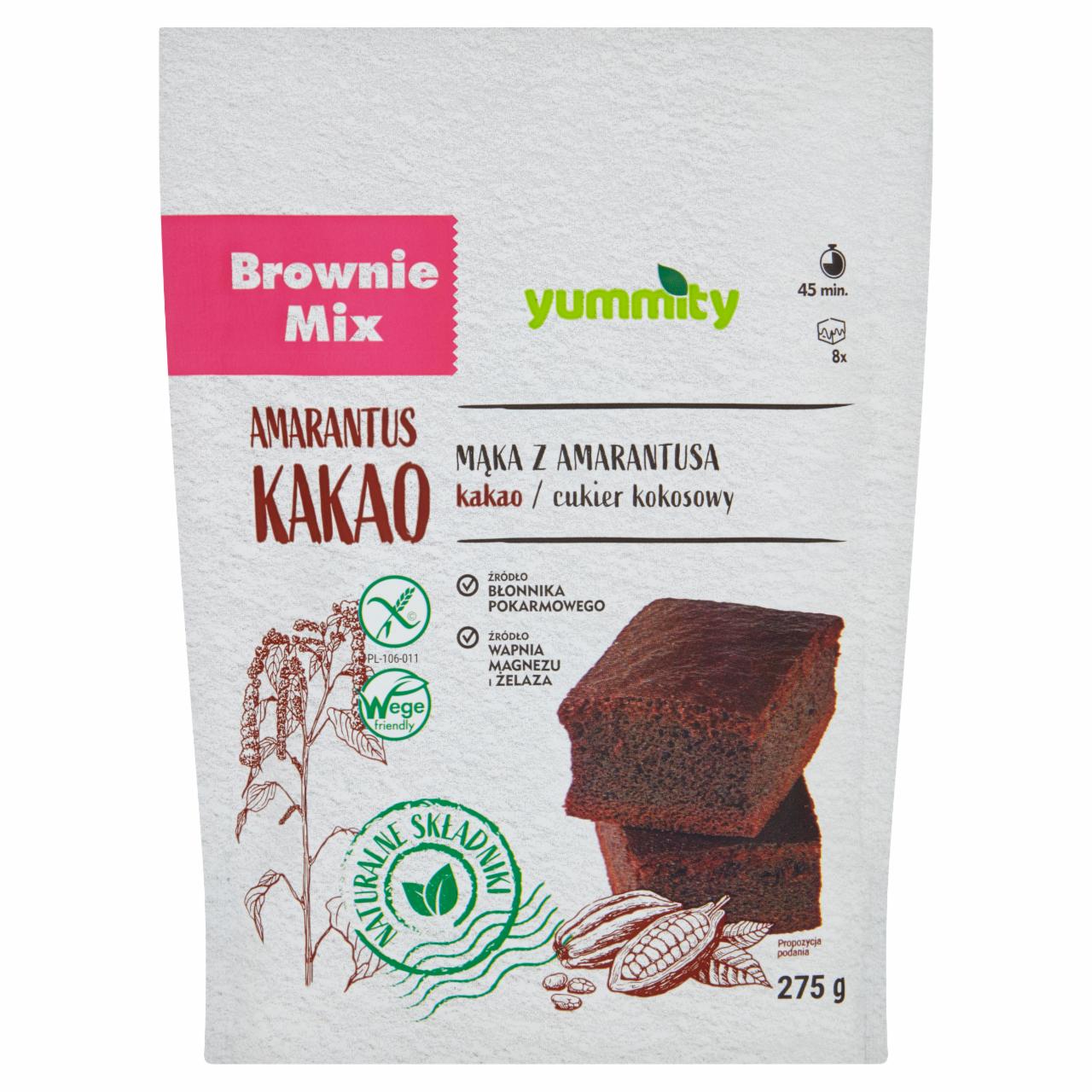 Zdjęcia - Yummity Bezglutenowe brownie 275 g