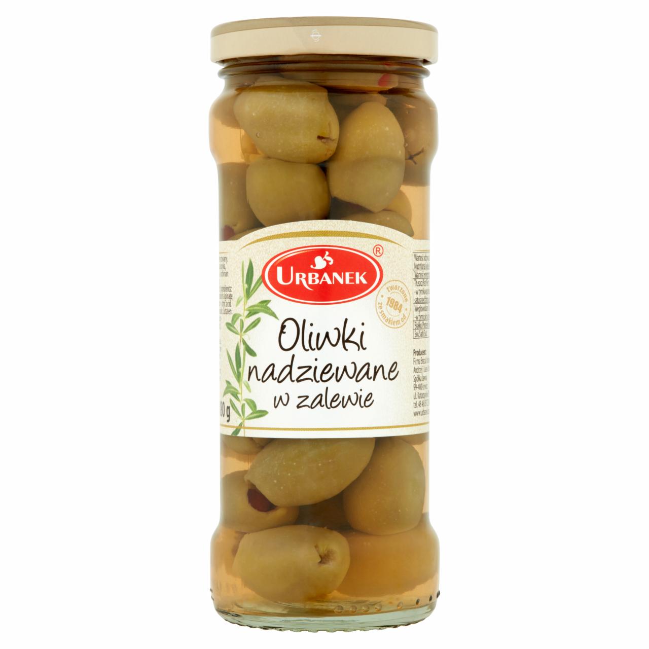 Zdjęcia - Urbanek Oliwki nadziewane w zalewie 300 g