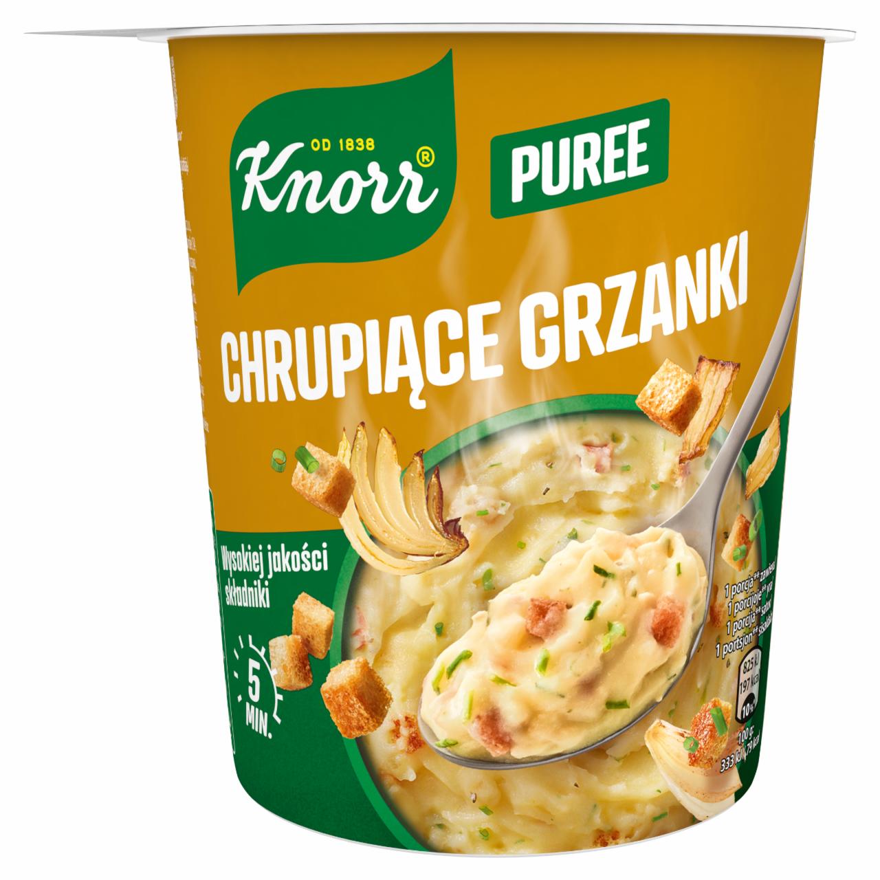 Zdjęcia - Knorr Puree chrupiące grzanki 48 g