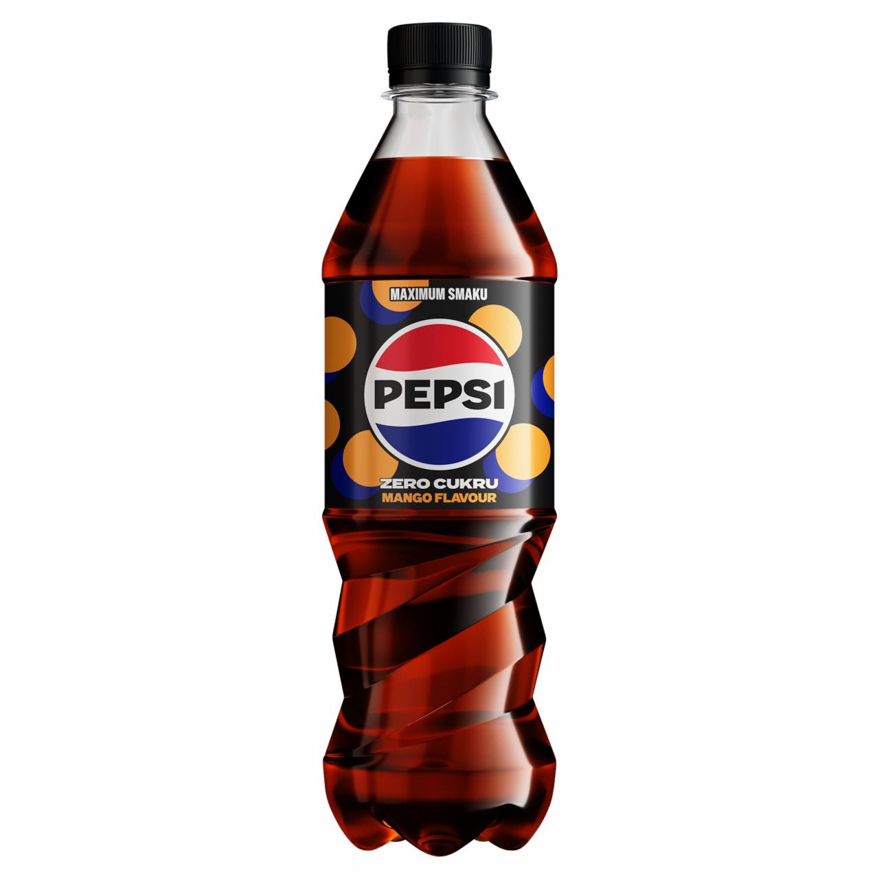 Zdjęcia - Pepsi-Cola Zero cukru Napój gazowany typu cola o smaku mango 500 ml