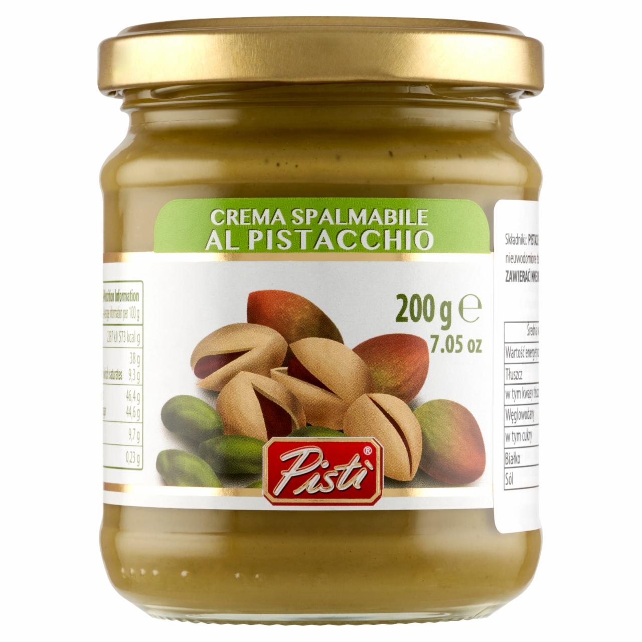 Zdjęcia - Pistì Krem do smarowania z pistacji 200 g