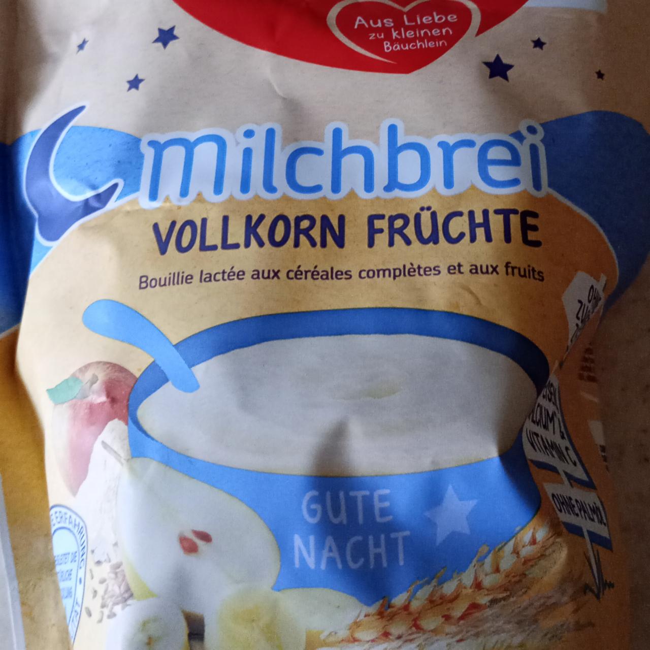 Zdjęcia - Milchbrei volkorn früchte Milupa