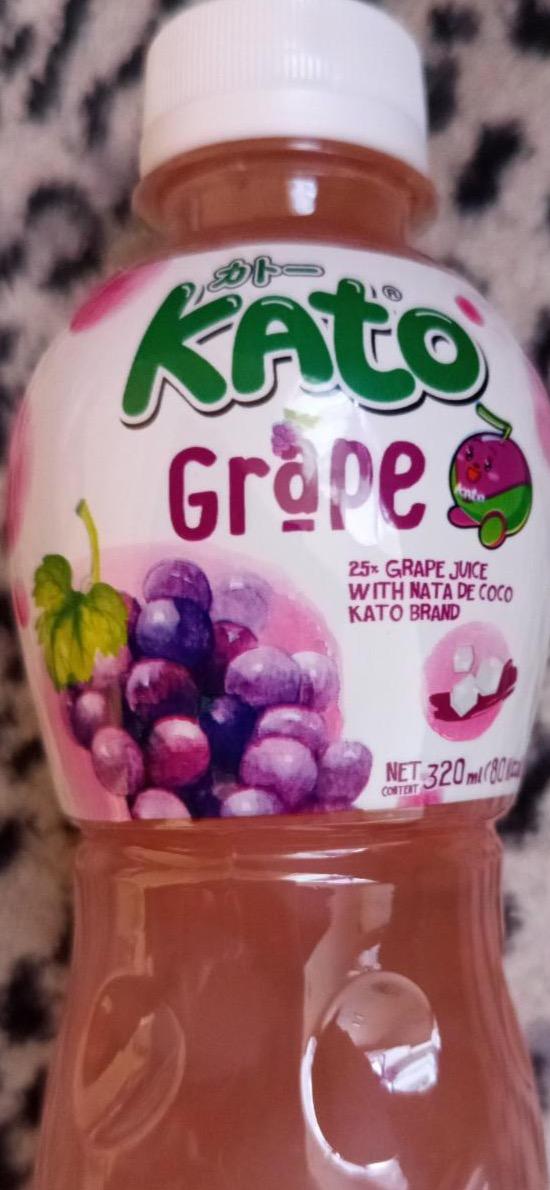 Zdjęcia - Grape juice with nata de coco Kato