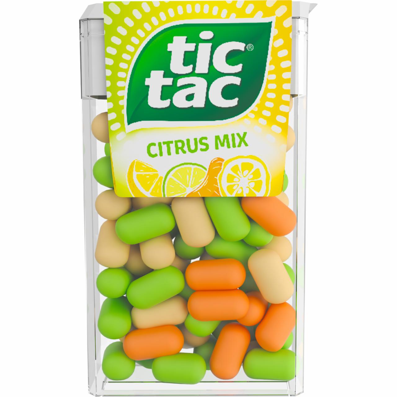 Zdjęcia - Tic Tac Drażetki o smaku owoców yuzu mandarynki cytryny oraz cytryny-limetki 54 g