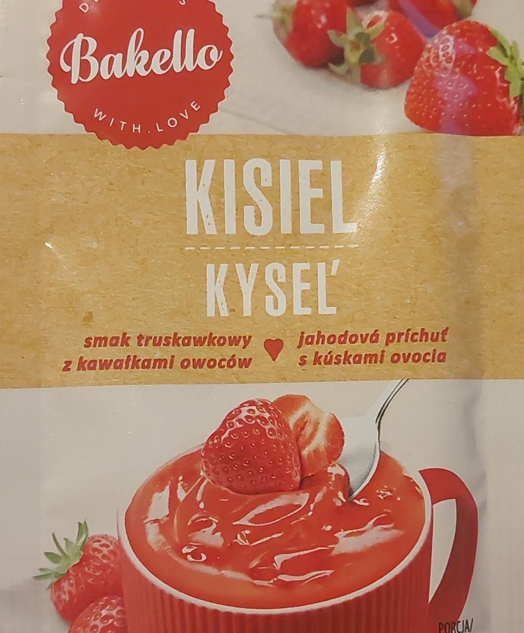 Zdjęcia - Kisiel smak truskawkowy z kawałkami owoców Bakello