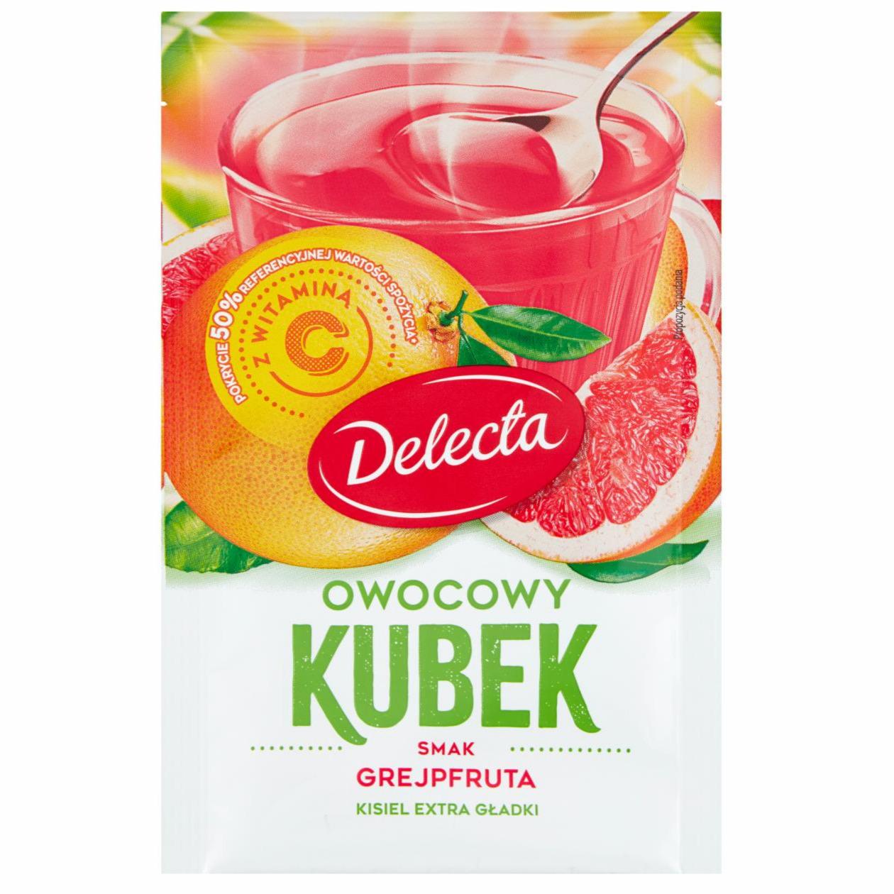 Zdjęcia - Delecta Owocowy kubek Kisiel smak grejpfruta 30 g