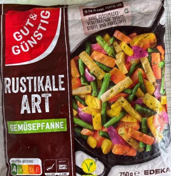 Zdjęcia - Rustikale art pfannengemüse Gut&Günstig