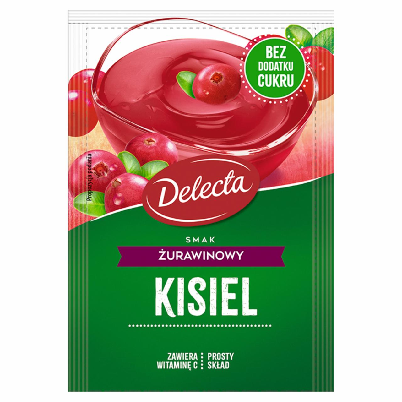 Zdjęcia - Delecta Kisiel smak żurawinowy 38 g