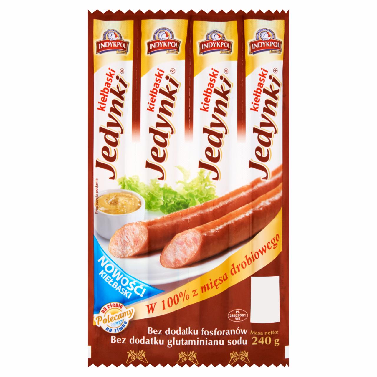 Zdjęcia - Indykpol Premium Kiełbaski Jedynki 240 g