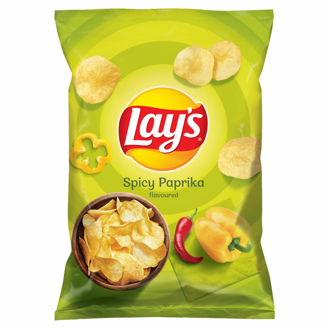 Zdjęcia - Lay's Chipsy ziemniaczane o smaku pikantnej papryki 130 g