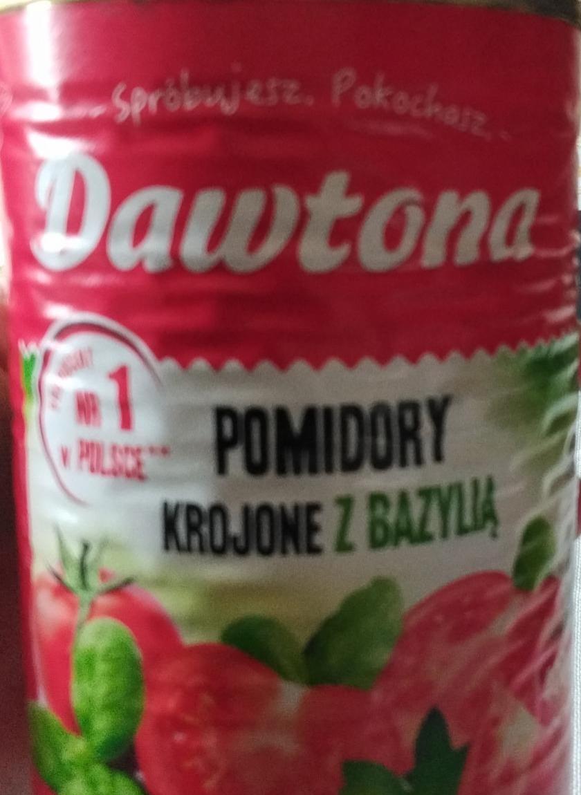 Zdjęcia - Pomidory krojone z bazylią Dawtona 400g