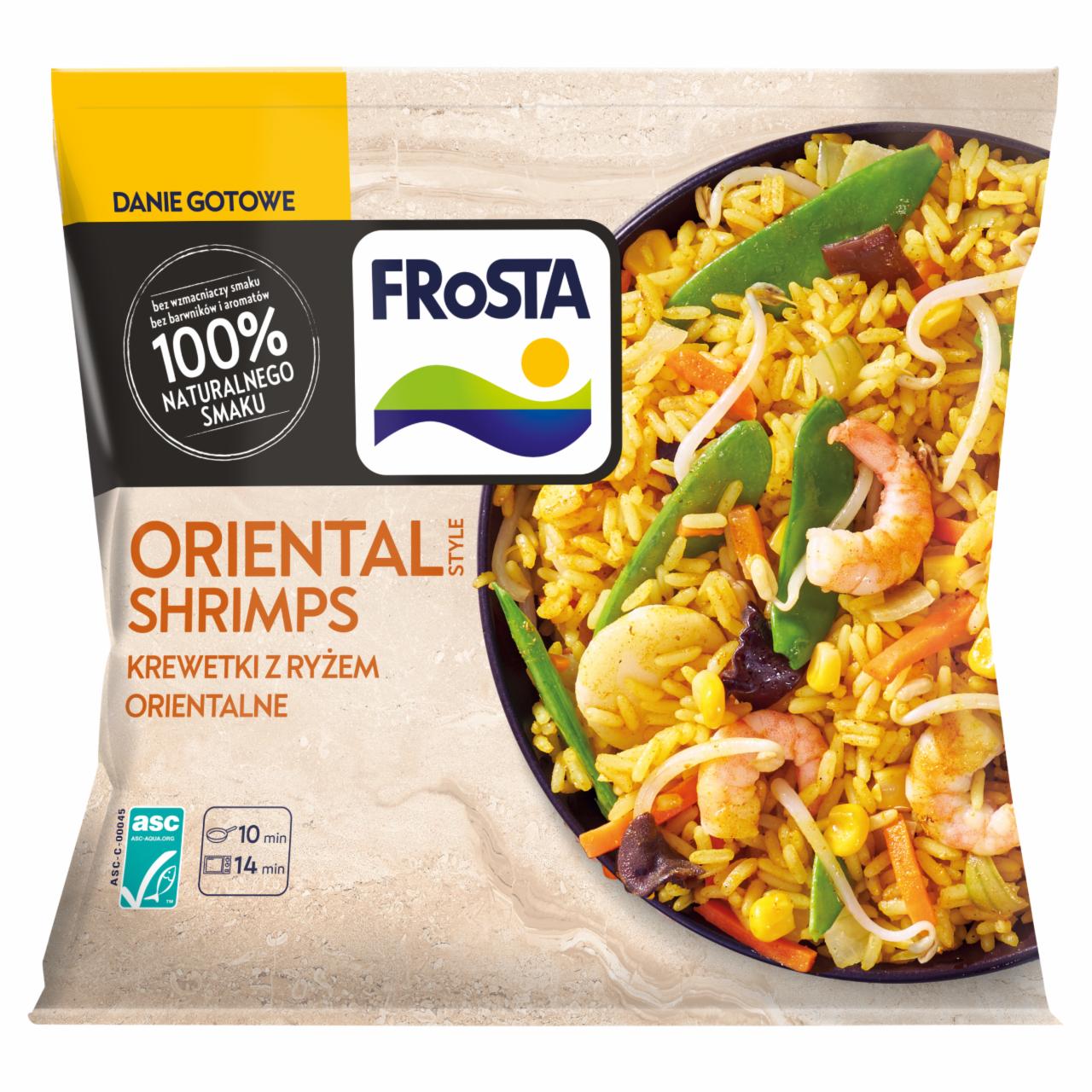 Zdjęcia - FRoSTA Krewetki z ryżem w stylu orientalnym 450 g