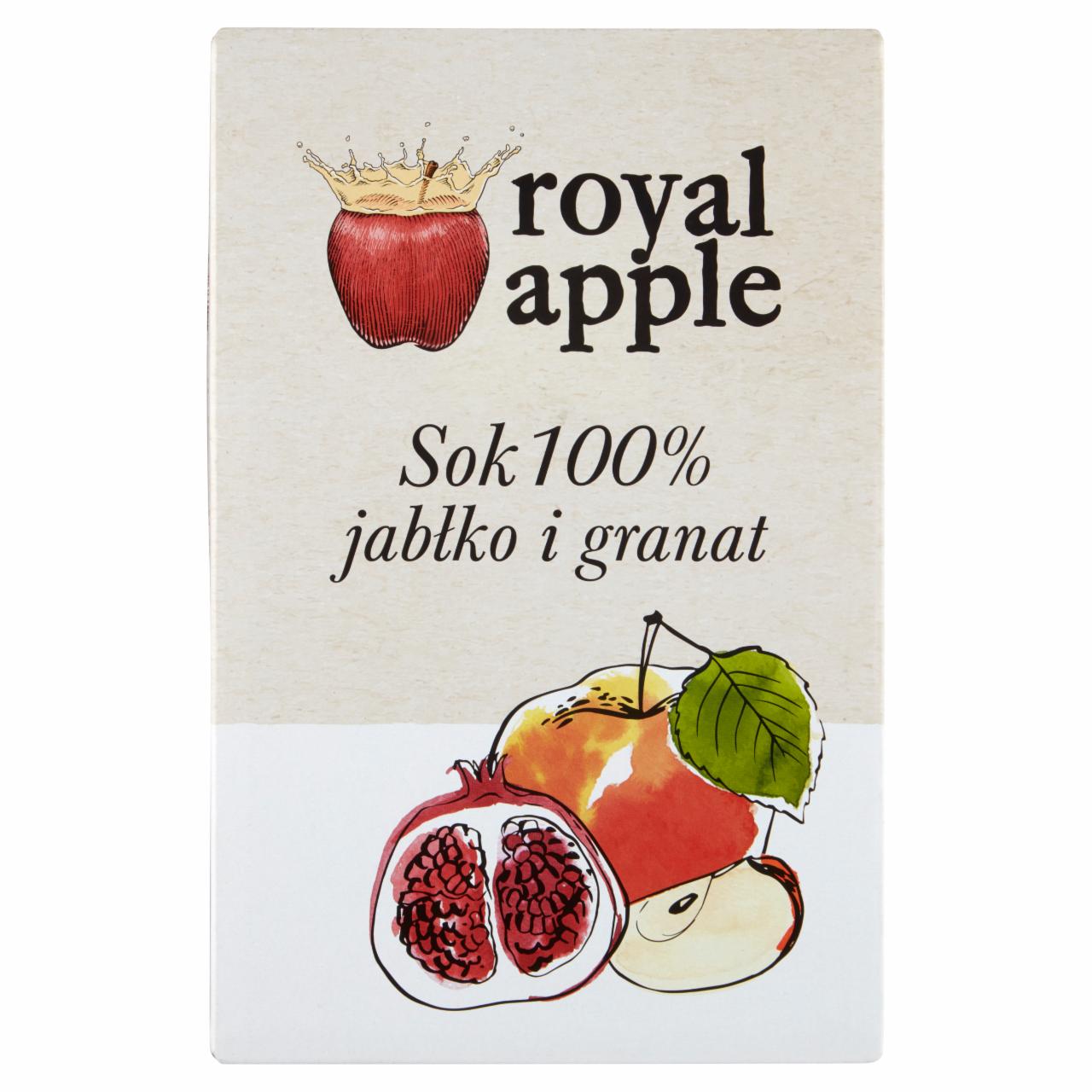 Zdjęcia - Royal apple Sok 100 % jabłko i granat 3 l