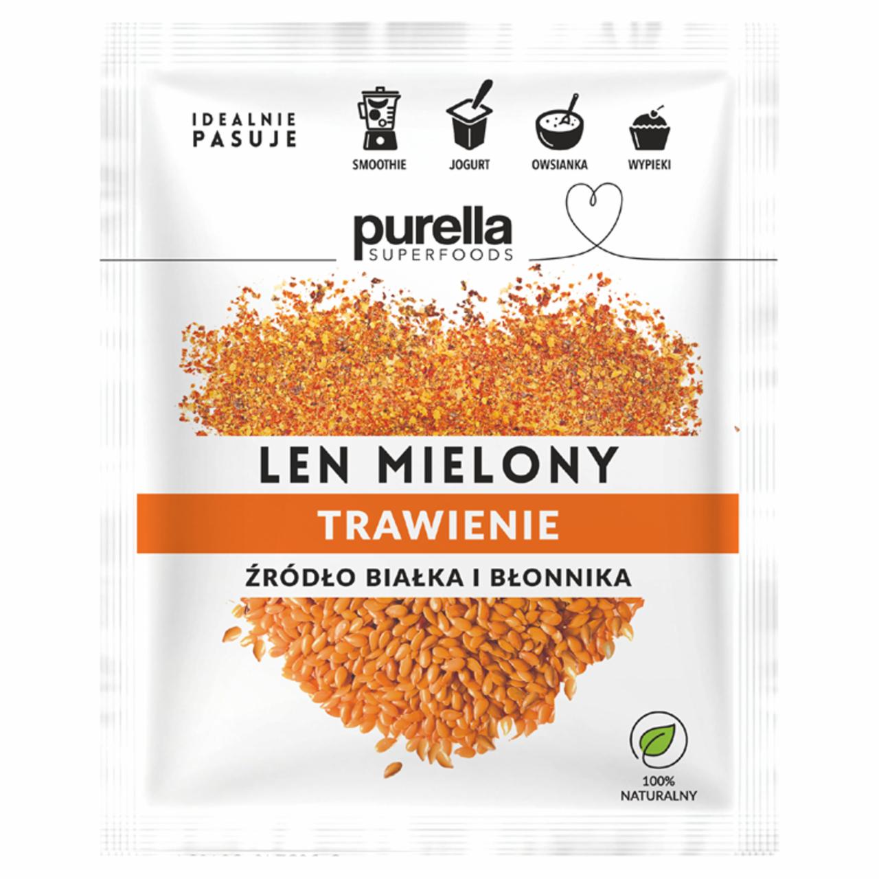 Zdjęcia - Purella Superfoods Len mielony 180 g