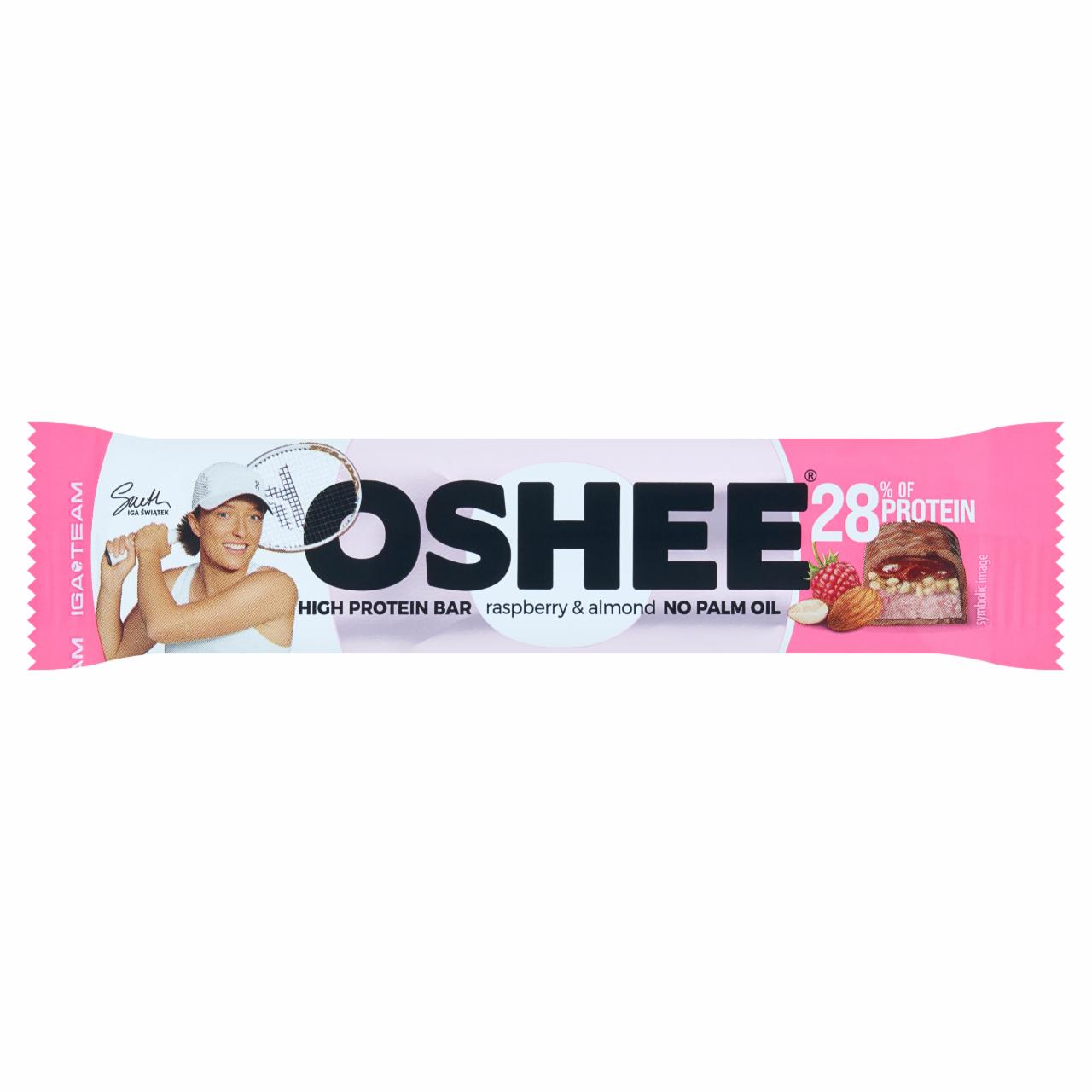 Zdjęcia - High protein bar raspberry & almond Oshee