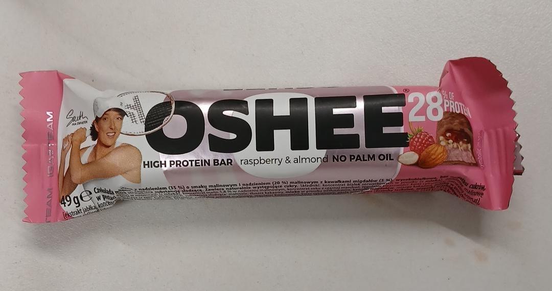 Zdjęcia - High protein bar raspberry & almond Oshee