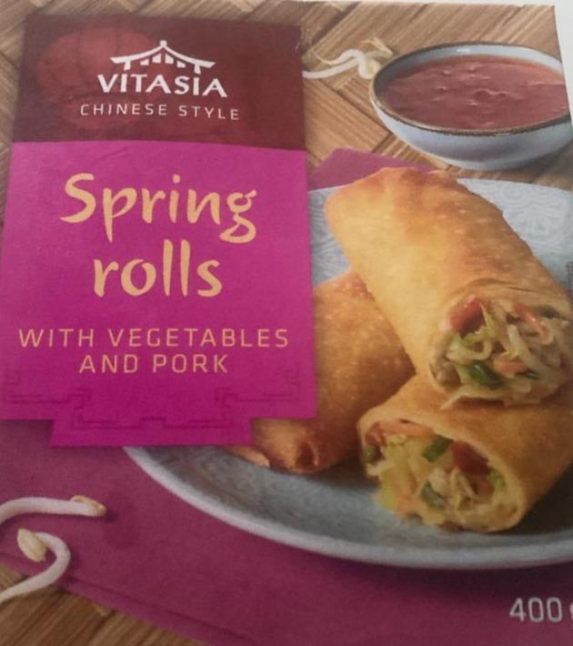 Zdjęcia - Spring rolls with vegetables and pork Vitasia