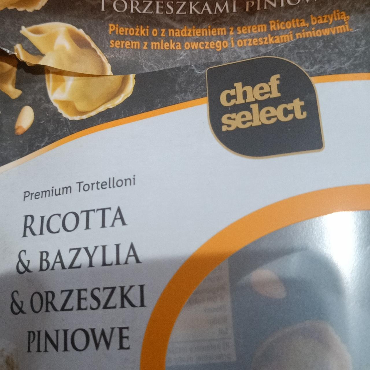 Zdjęcia - Premium tortelloni ricotta bazylia orzeszki piniowe Chef Select