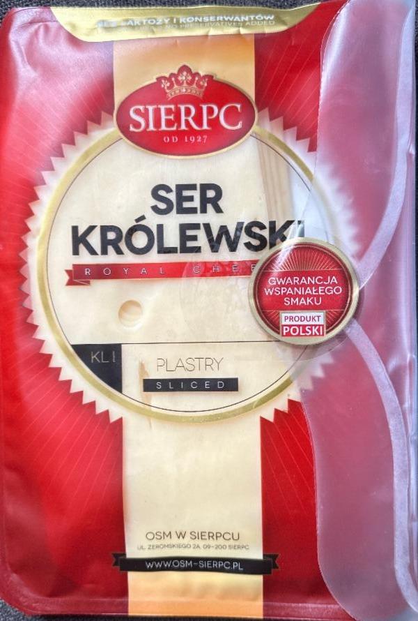 Zdjęcia - Sierpc Ser królewski tarty 150 g