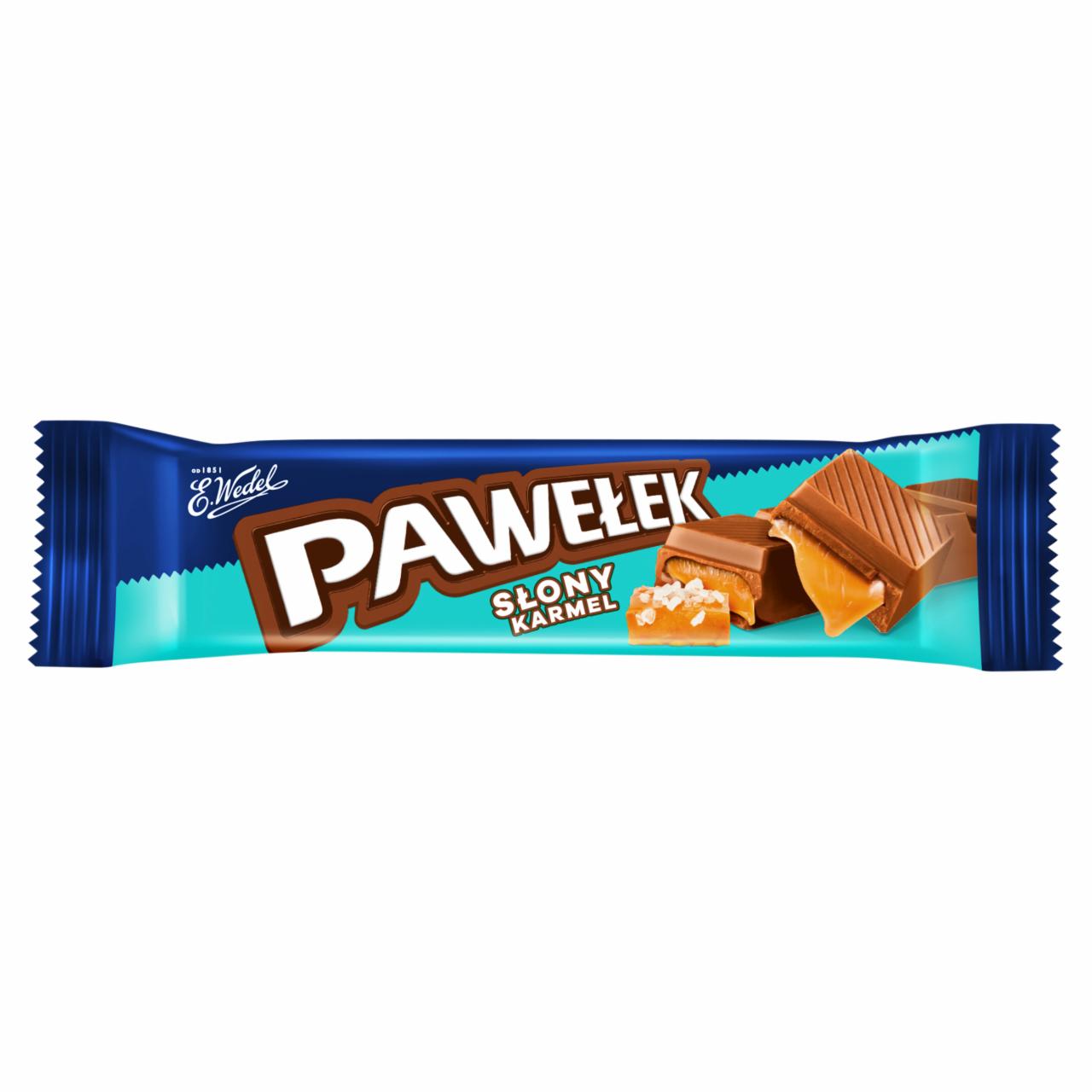 Zdjęcia - E. Wedel Pawełek Batonik słony karmel 45 g