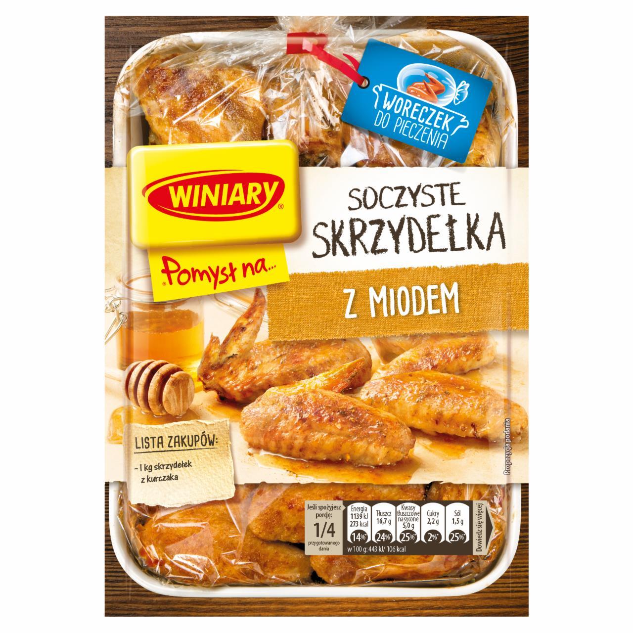 Zdjęcia - Winiary Pomysł na... Soczyste skrzydełka z miodem 28 g