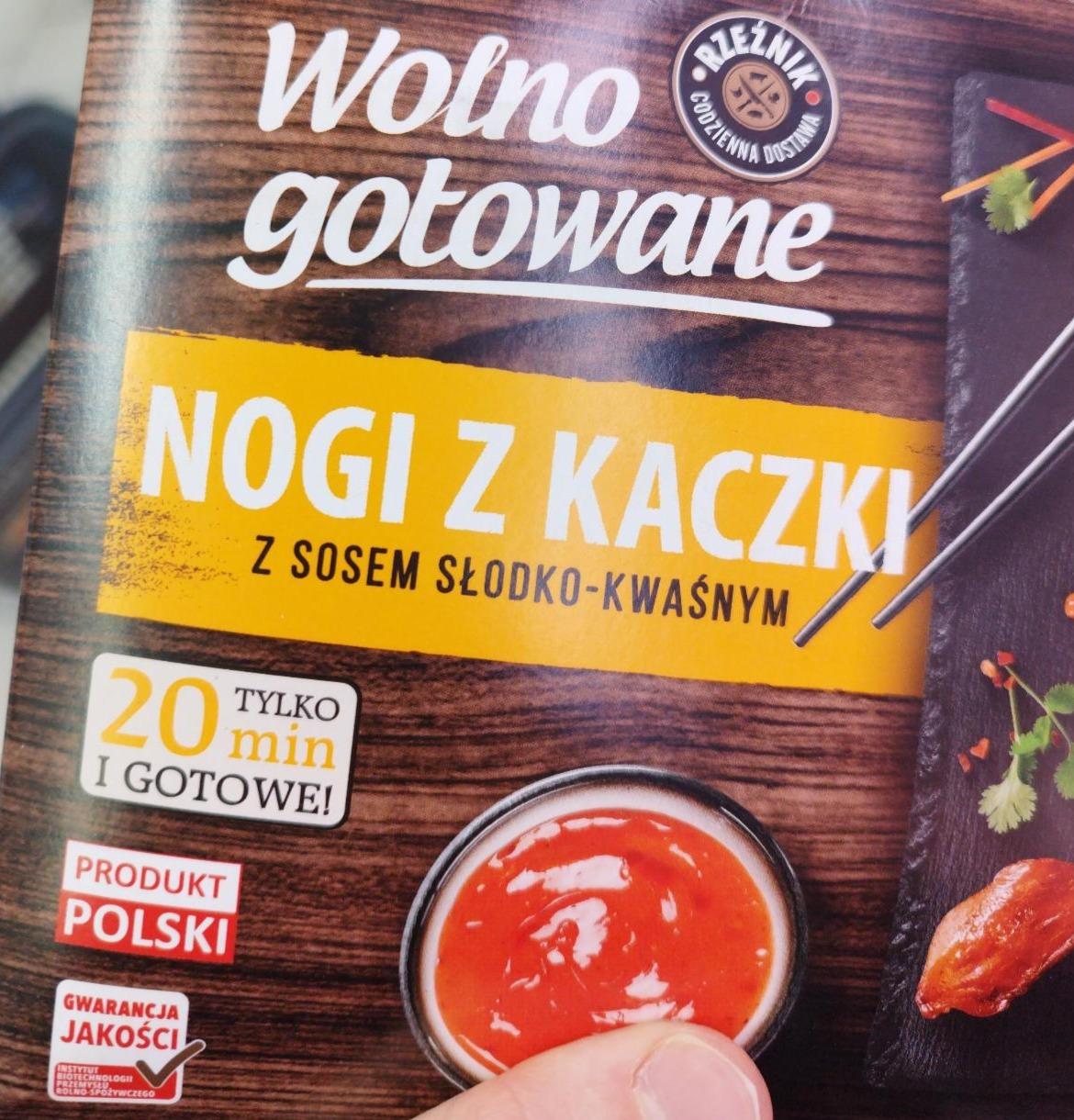 Zdjęcia - Nogi z kaczki z sosem słodko - kwaśnym Rzeźnik