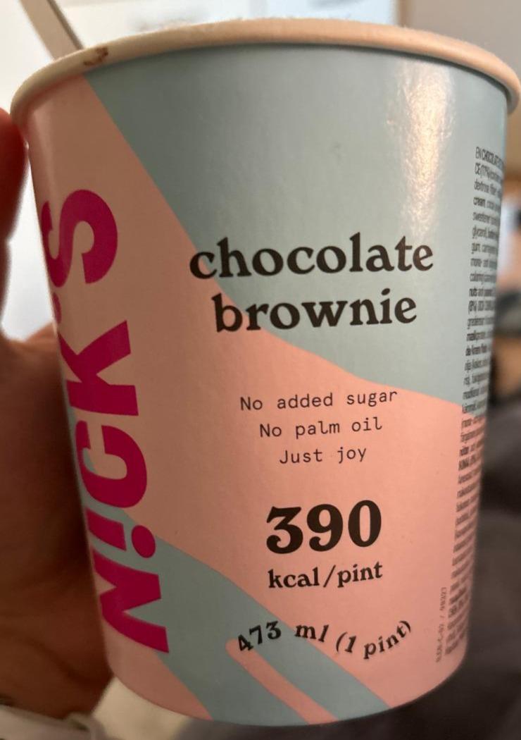 Zdjęcia - Lody czekoladowe brownie N!ck's