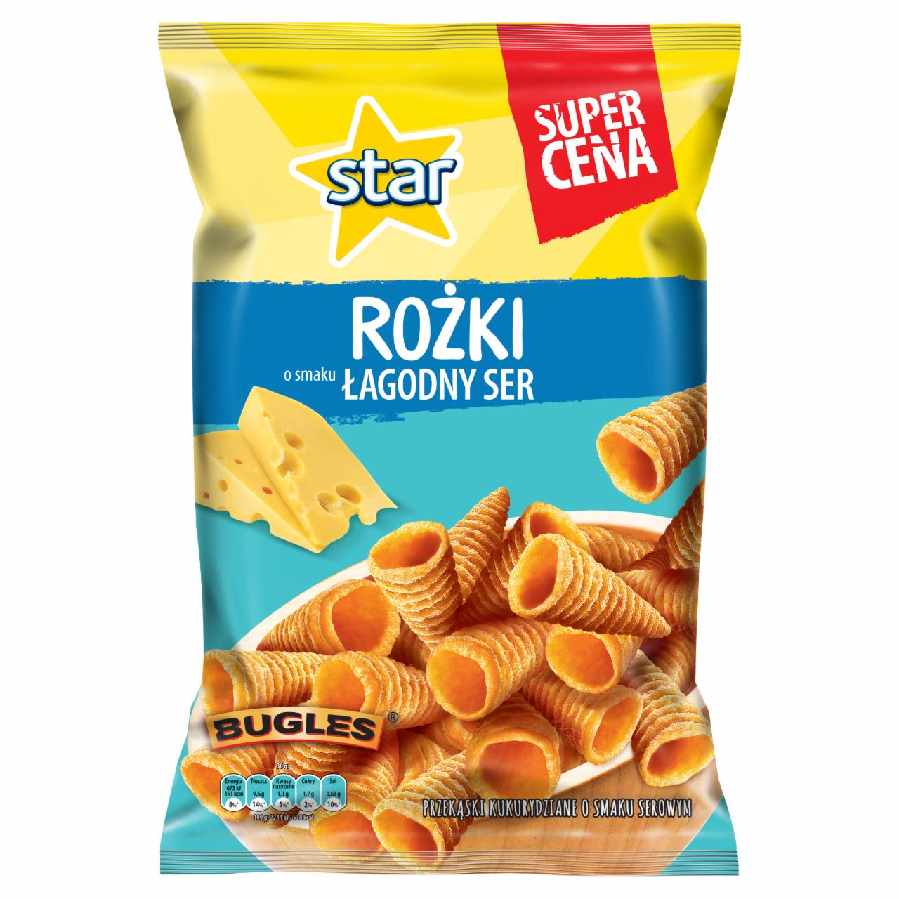 Zdjęcia - Star Rożki Przekąski kukurydziane o smaku serowym 95 g