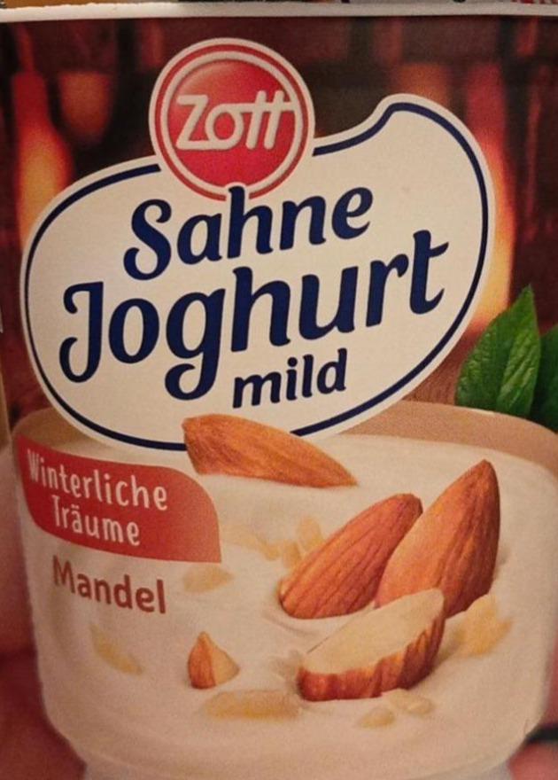 Zdjęcia - Sahne joghurt mild winterliche träume Mandel Zott