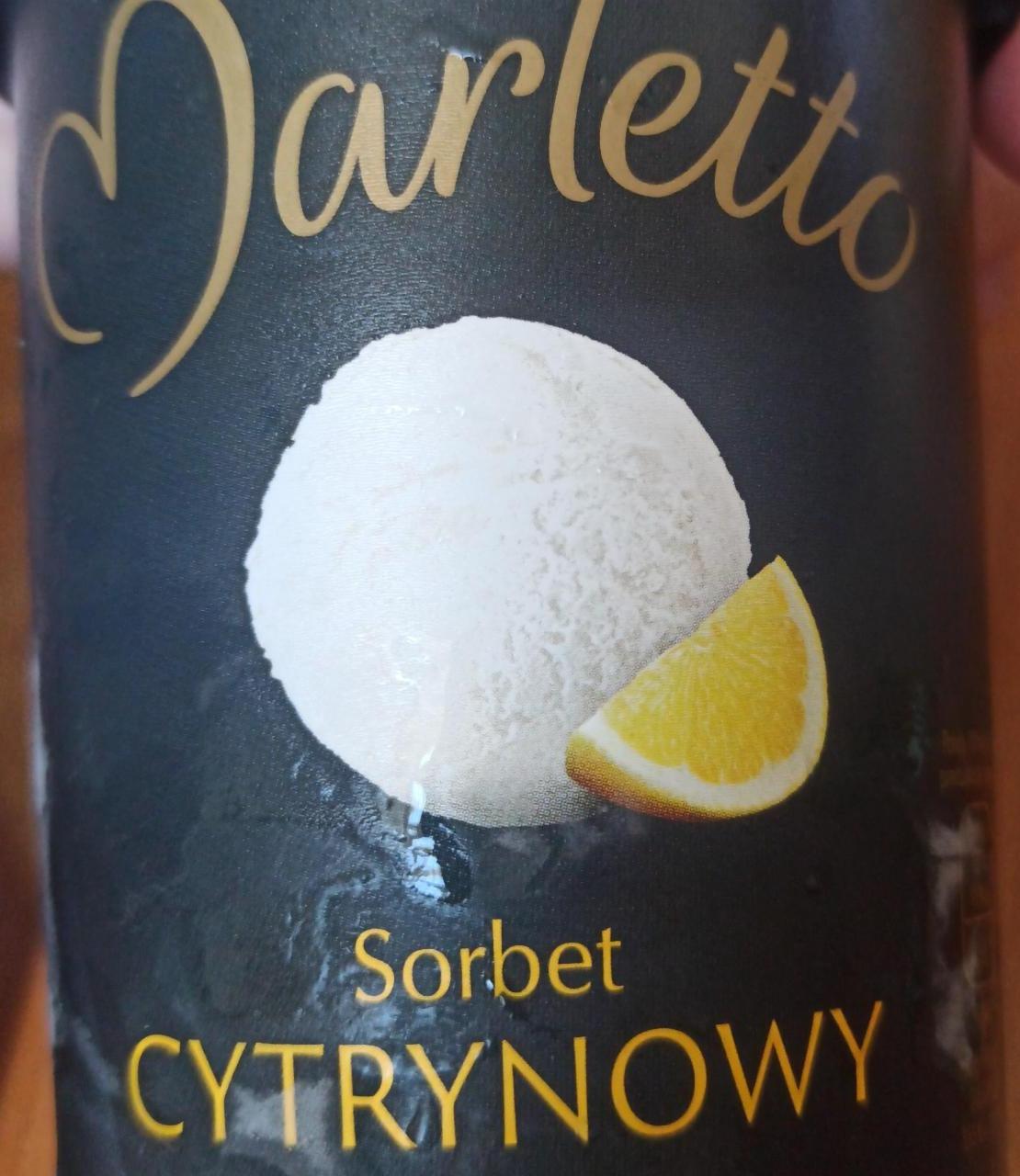 Zdjęcia - Sorbet cytrynowy Marletto