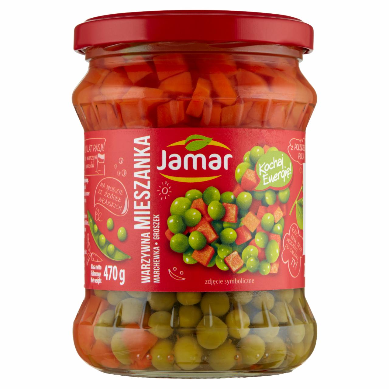 Zdjęcia - Jamar Mieszanka warzywna marchewka groszek 470 g