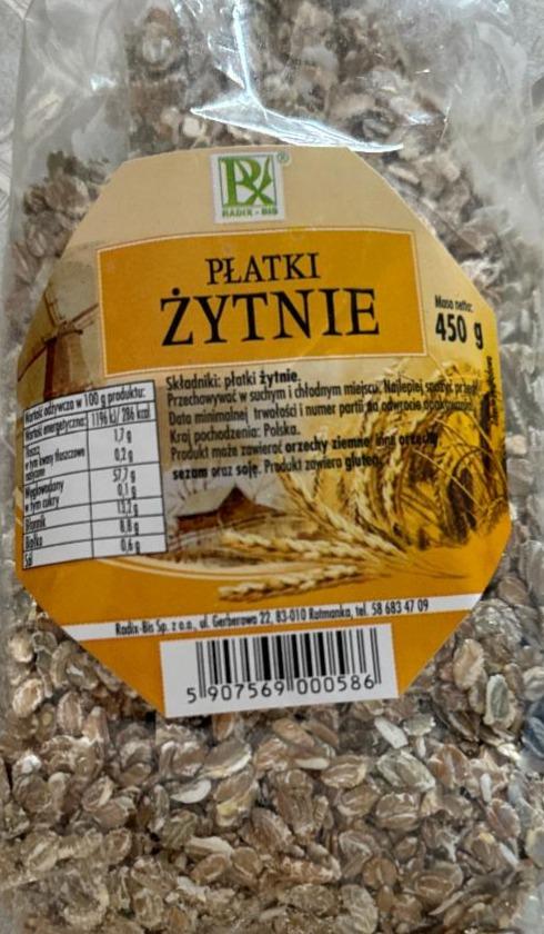 Zdjęcia - Płatki żytnie Radix-Bis