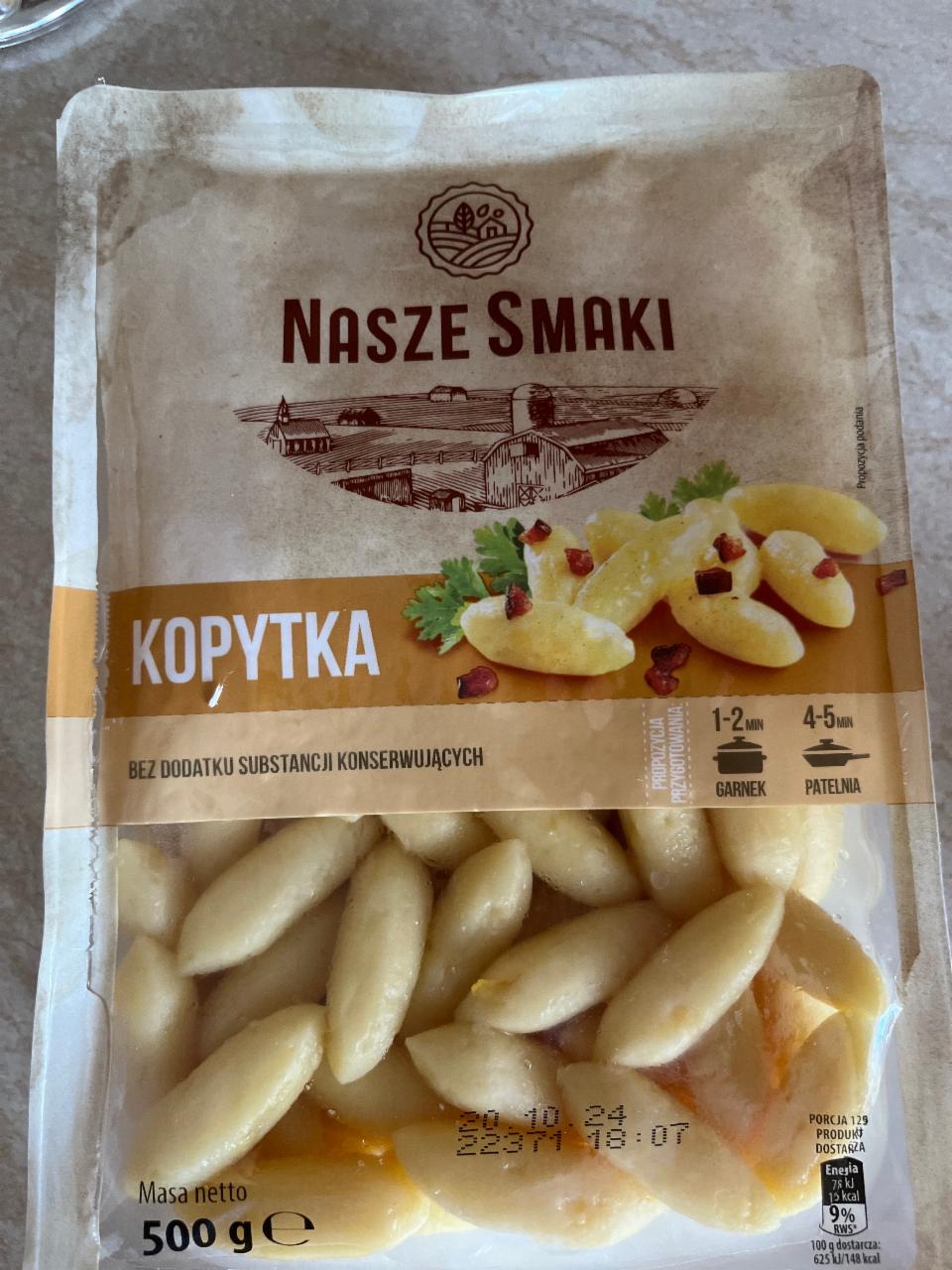 Zdjęcia - Kopytka Nasze Smaki