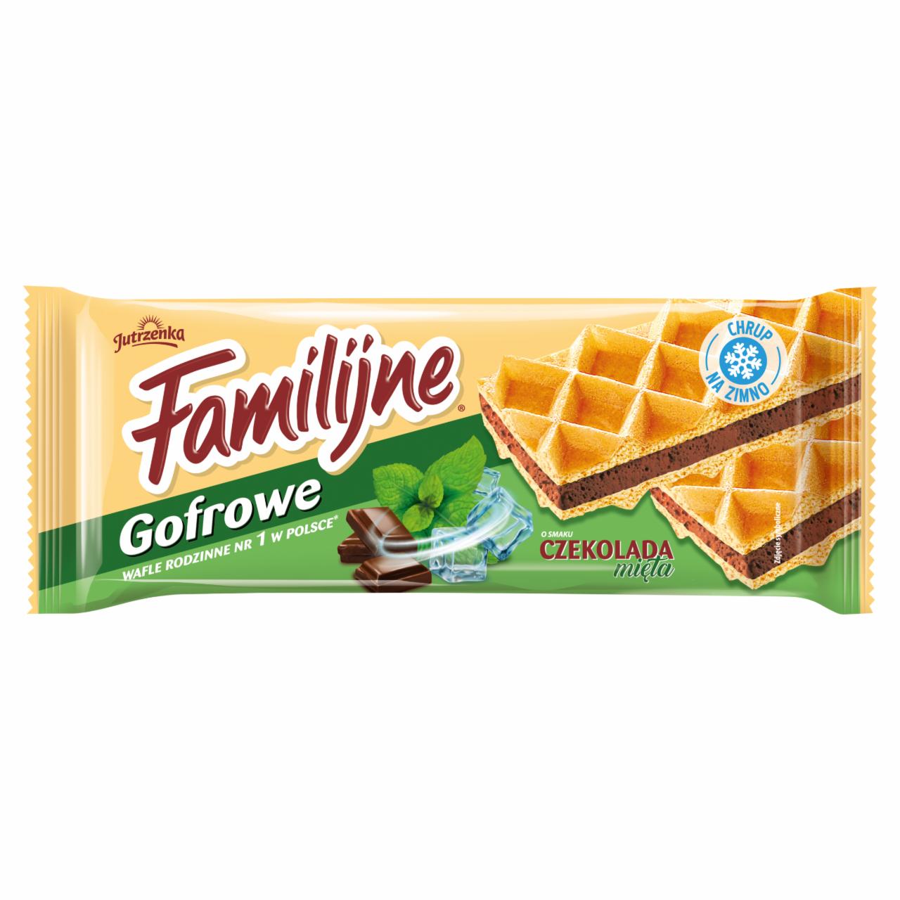 Zdjęcia - Familijne Gofrowe wafle o smaku czekolada mięta 140 g