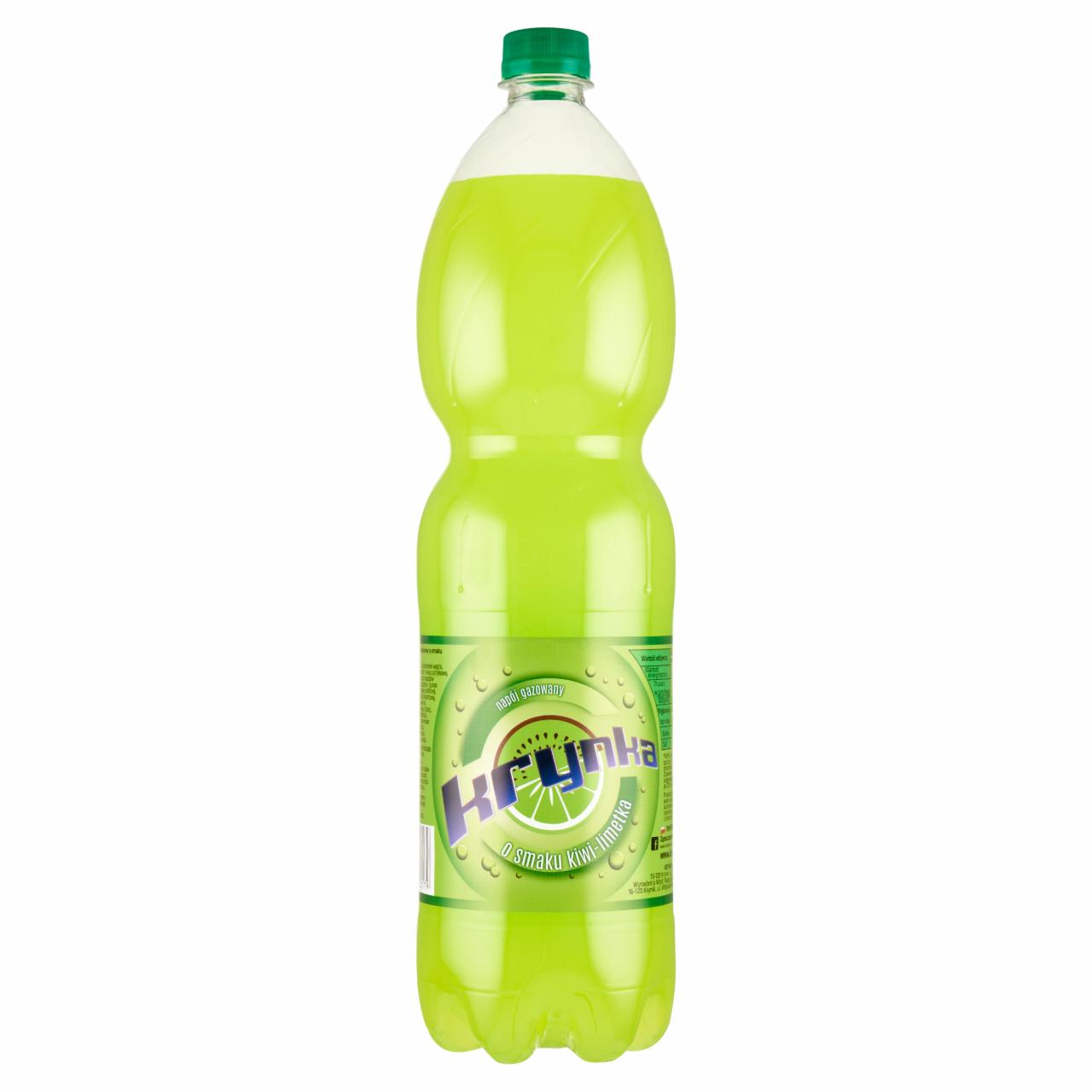 Zdjęcia - Krynka Napój gazowany o smaku kiwi-limetka 1,5 l