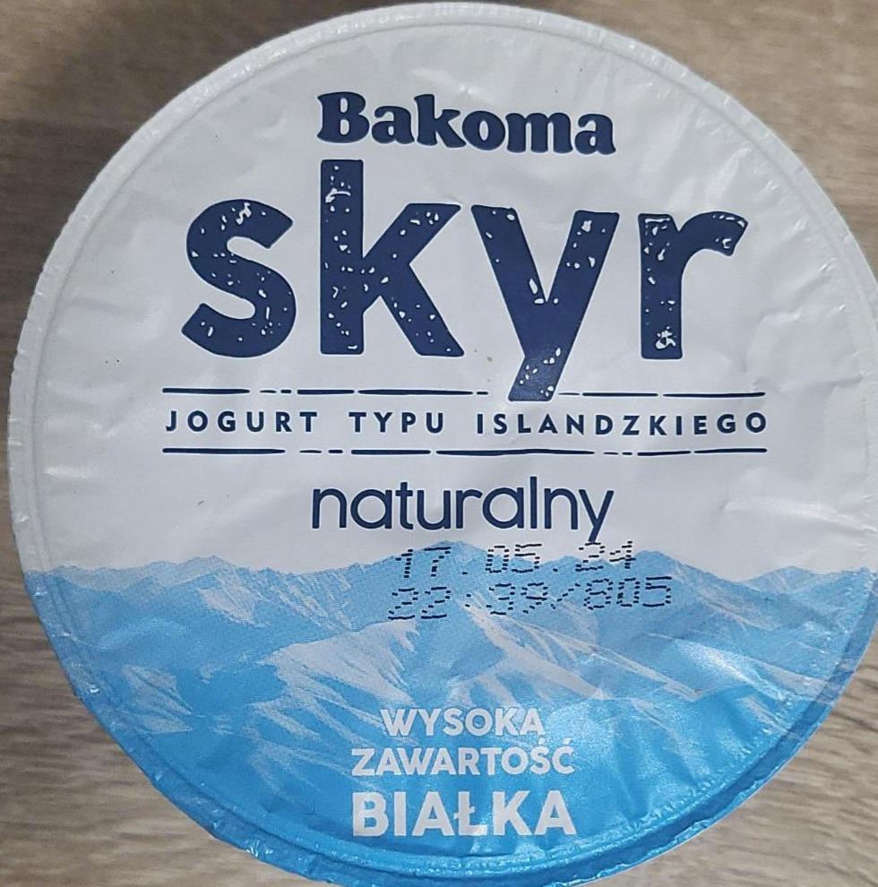 Zdjęcia - Bakoma Skyr Jogurt typu islandzkiego naturalny 150 g