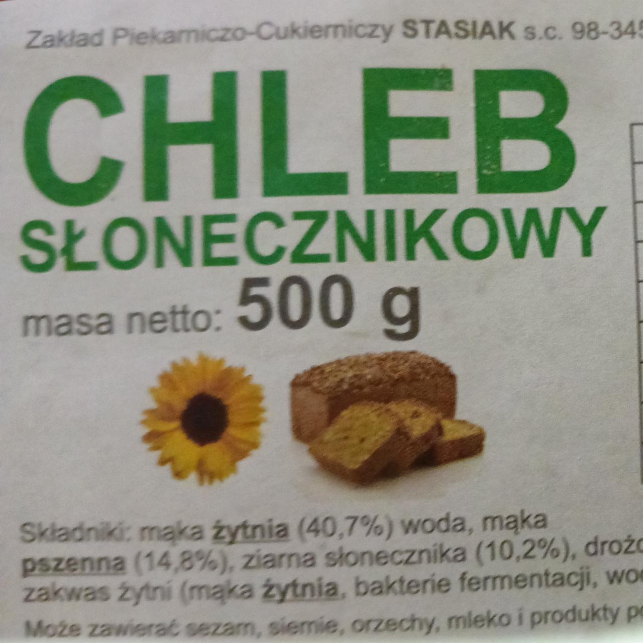 Zdjęcia - Chleb słonecznikowy Zakład Piekarniczo-Cukierniczy Stasiak