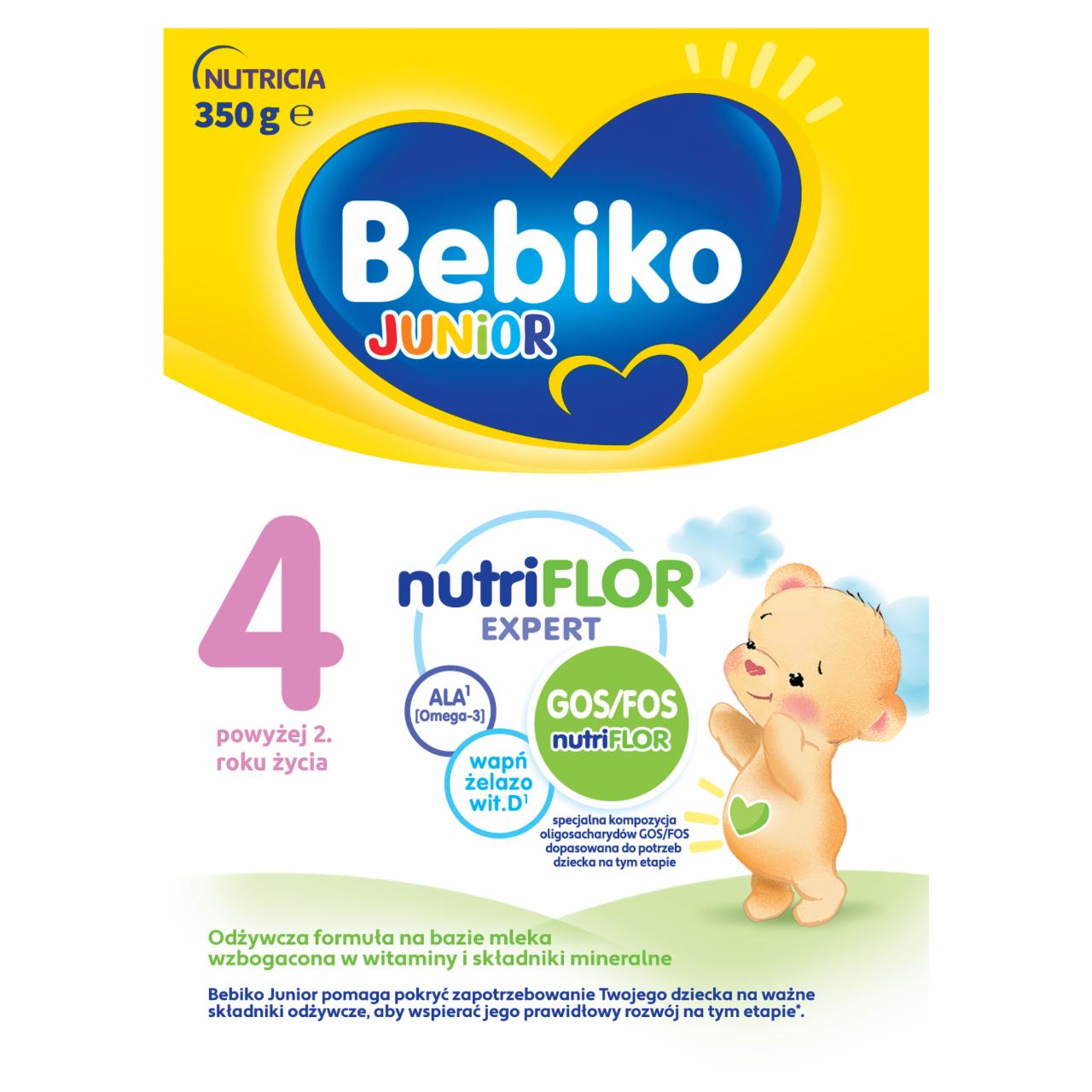 Zdjęcia - Bebiko Junior 4 Odżywcza formuła na bazie mleka dla małych dzieci powyżej 2. roku życia 350 g