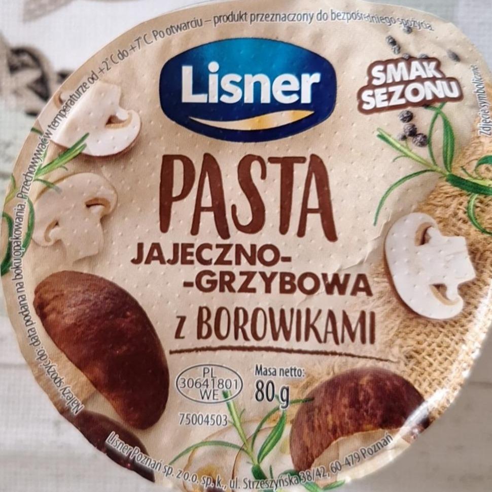 Zdjęcia - Pasta jajeczno grzybowa z borowikami Lisner