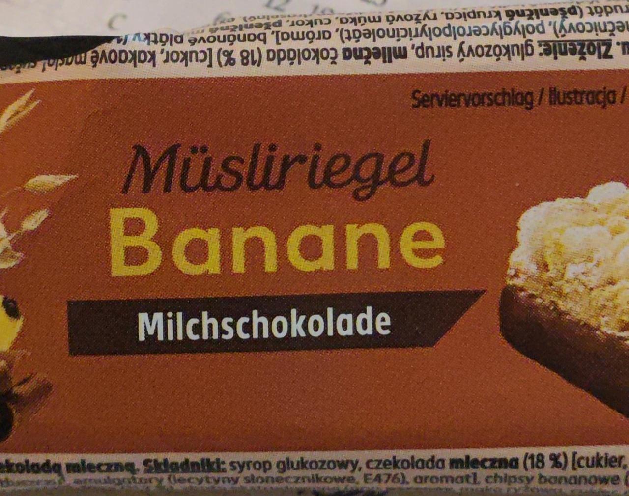 Zdjęcia - baton musli bananowo czekoladowy Kaufland