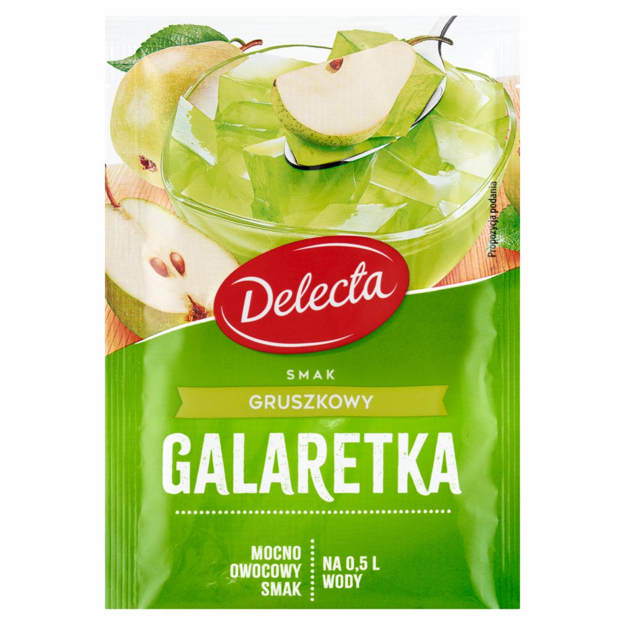 Zdjęcia - Delecta Galaretka smak gruszkowy 70 g