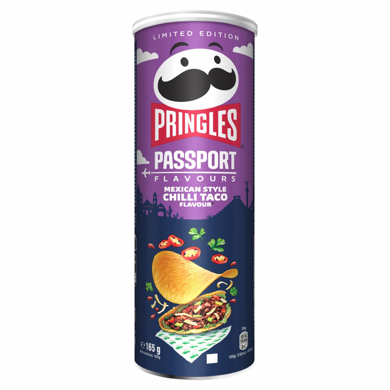 Zdjęcia - Pringles Passport Chilli Taco Przekąska 165 g