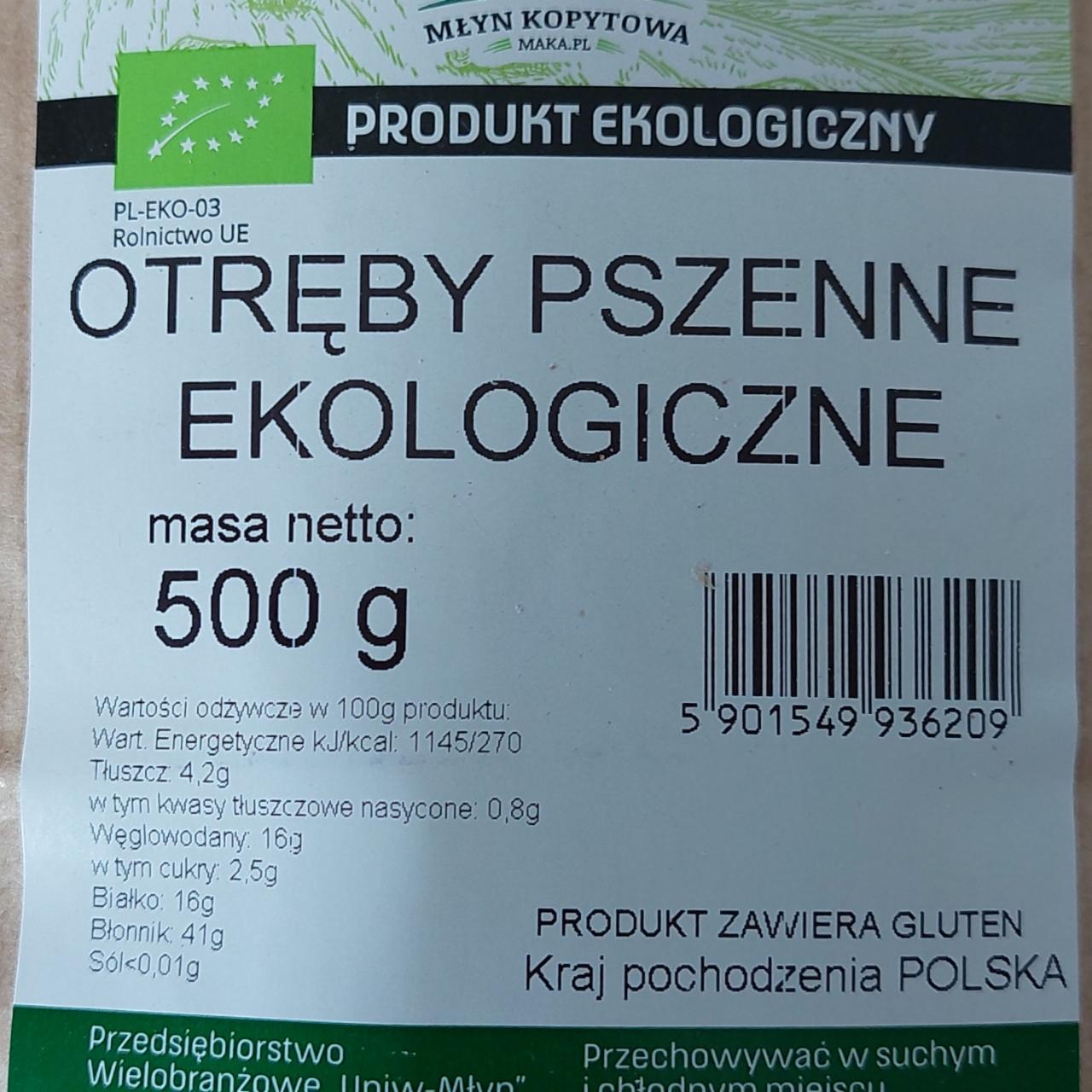 Zdjęcia - Otręby pszenne ekologiczne Młyn kopytowa