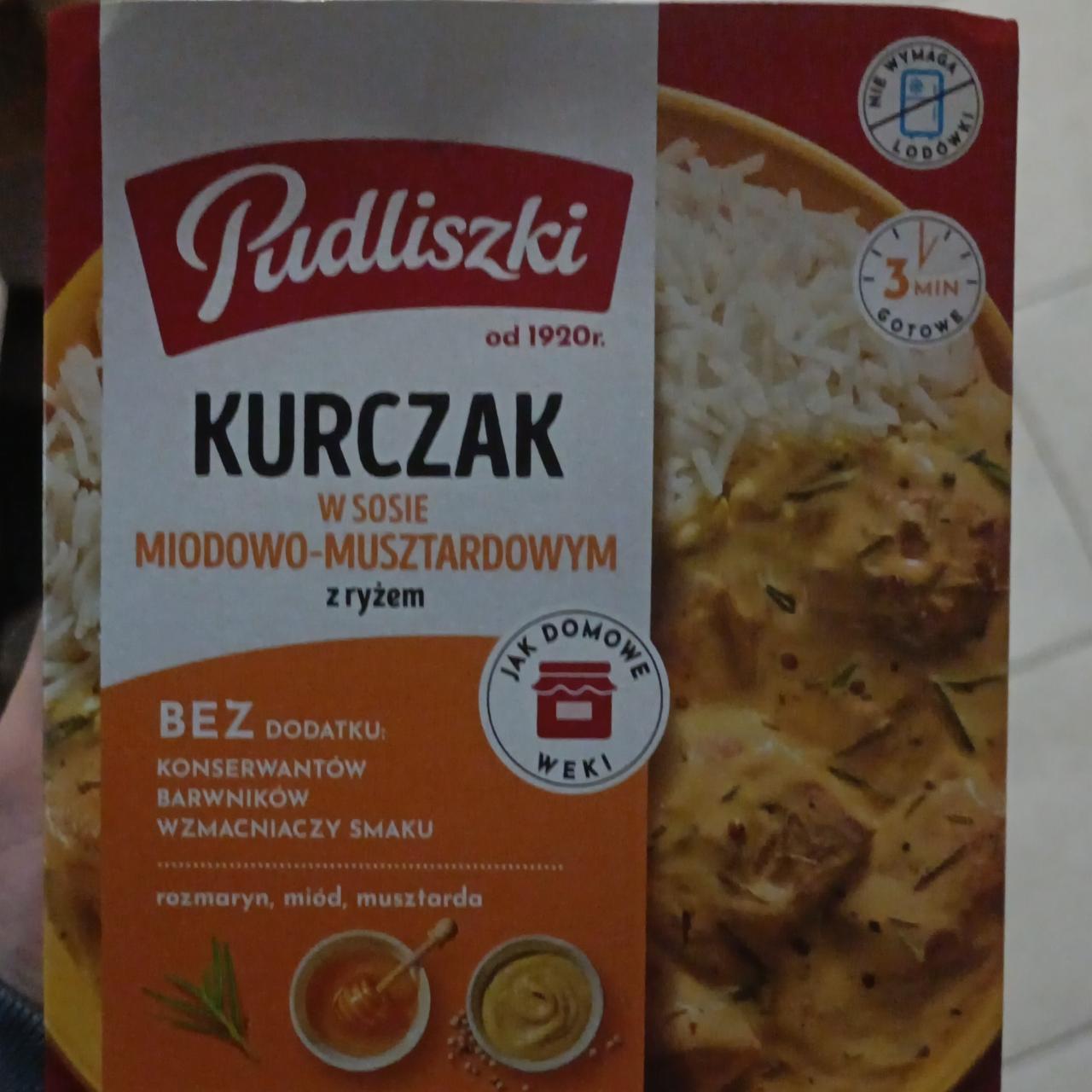 Zdjęcia - Pudliszki Kurczak w sosie miodowo-musztardowym z ryżem 350 g