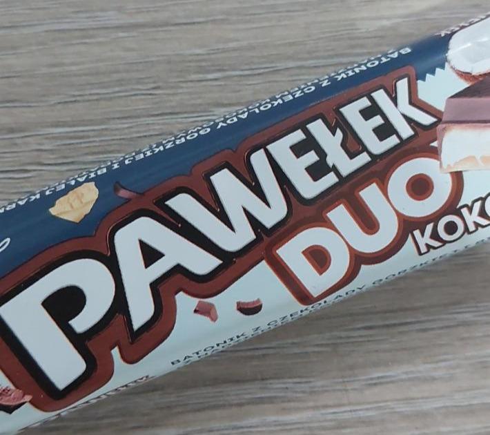 Zdjęcia - E. Wedel Pawełek Duo Batonik kokos 44 g