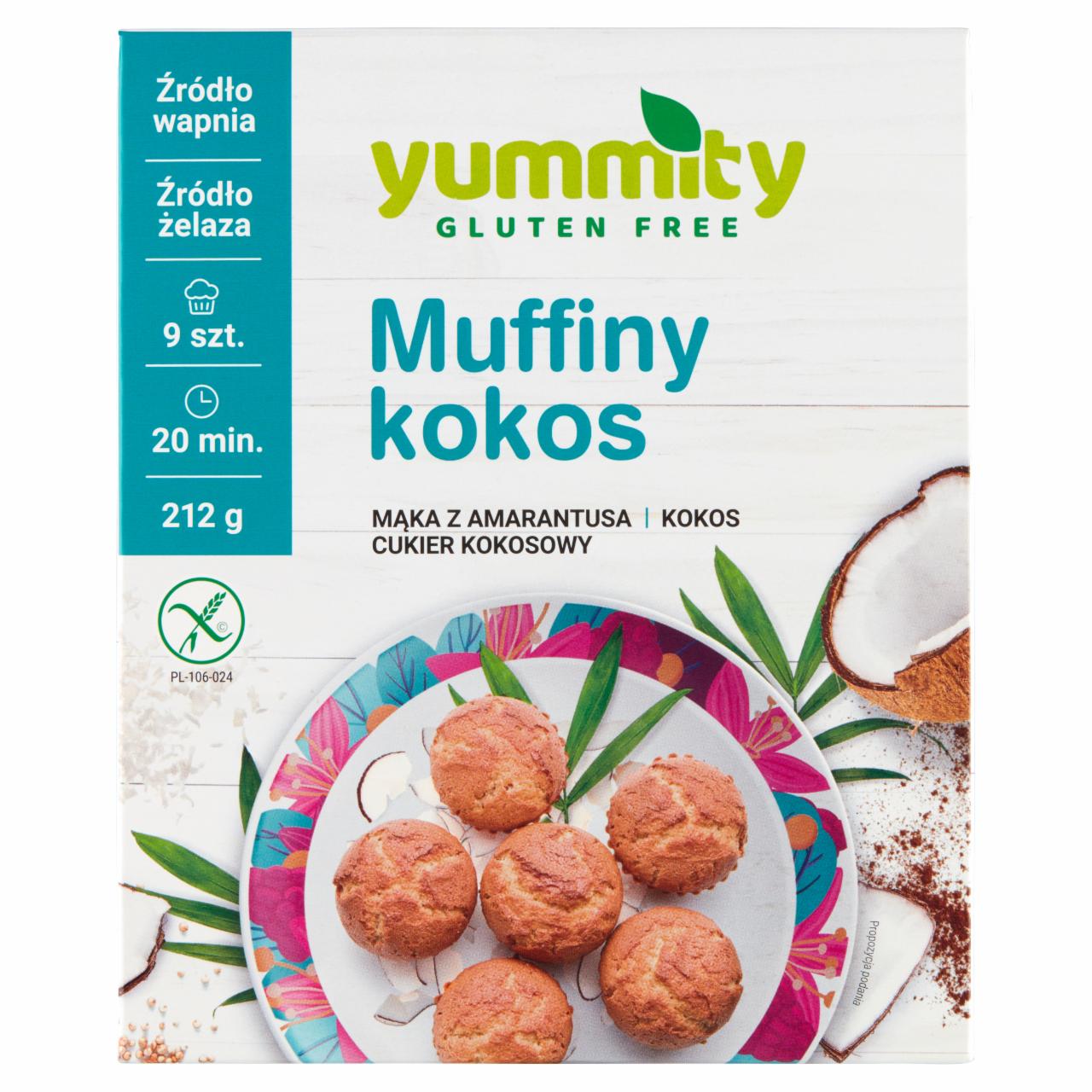 Zdjęcia - Yummity Muffiny kokos 212 g